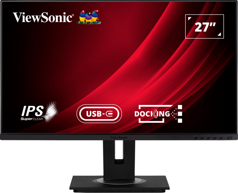 ViewSonic VG2756-2K 27" QHD 60Hz IPS RJ45 HDR10 高低升降旋轉 內置喇叭 顯示屏