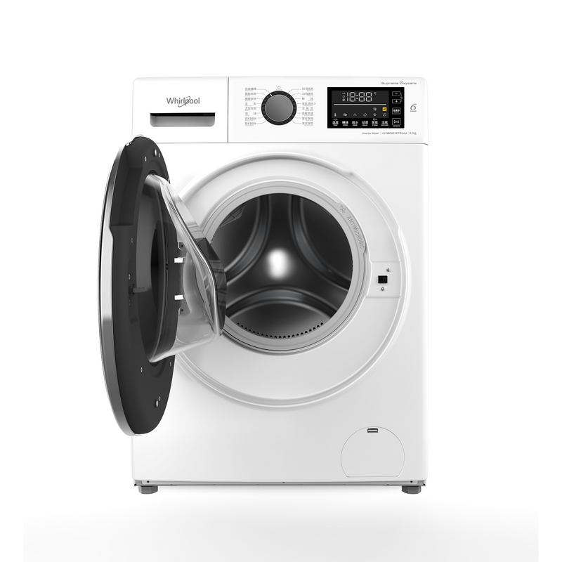 WHIRLPOOL 惠而浦 FWHB48502GW 8.5公斤 Supreme Oxycare 纖巧 前置式洗衣機