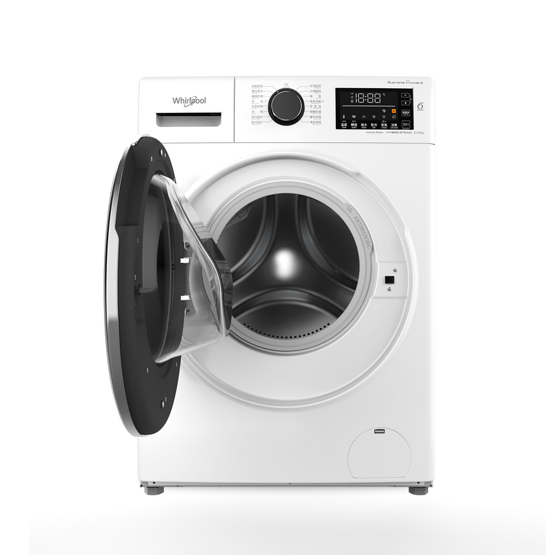 WHIRLPOOL 惠而浦 WWHB485602GW 8.5/6公斤 Supreme Oxycare 纖巧 前置式洗衣乾衣機