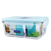 Glasslock MCRK-100 韓國製長形分隔式食物盒1000毫升