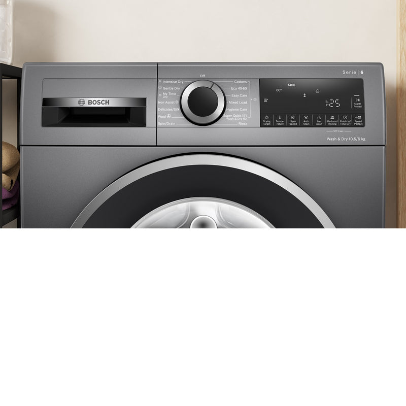 BOSCH WNG254R1GB,Bosch AirWash+ Washer Dryer Washer 2 In 1