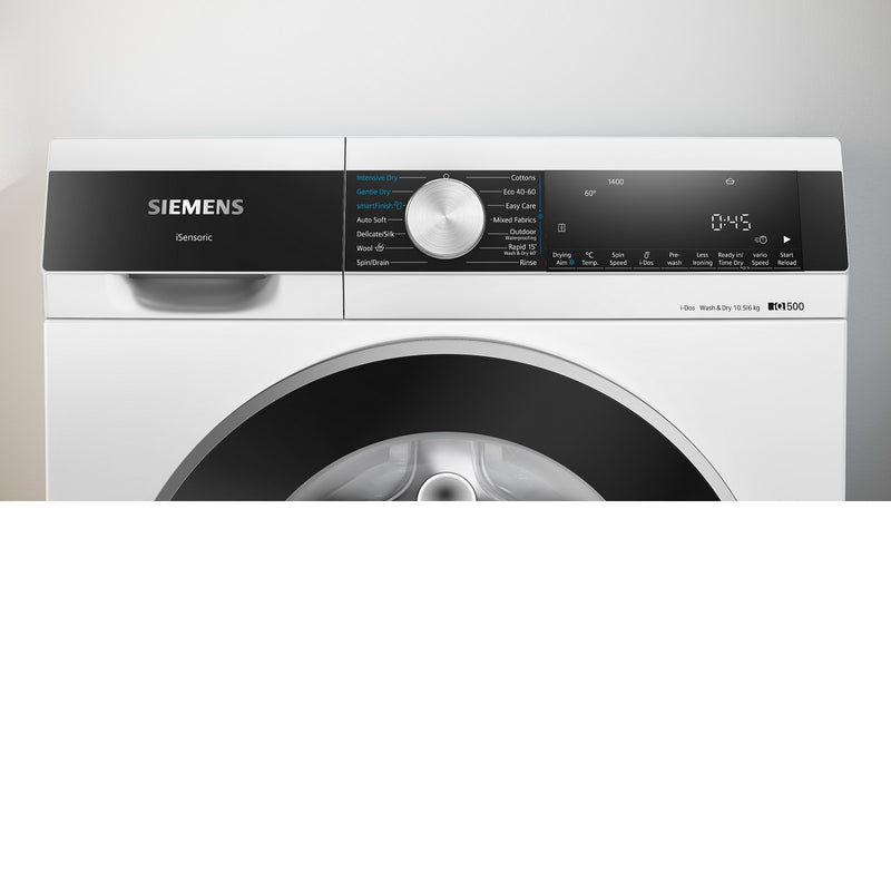 SIEMENS WN54G1A1GB,10.5kg i-Dos Washer Dryer Washer 2 In 1