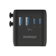Momax 1-World2 70W 5-Port USB-C Dual AC Travel Adaptor UA22UK