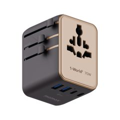 Momax 1-World2 70W 5-Port USB-C AC Travel Adaptor UA22UK