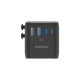 Momax 1-World2 100W 4-Port USB-C Dual AC Travel Adaptor UA23UK
