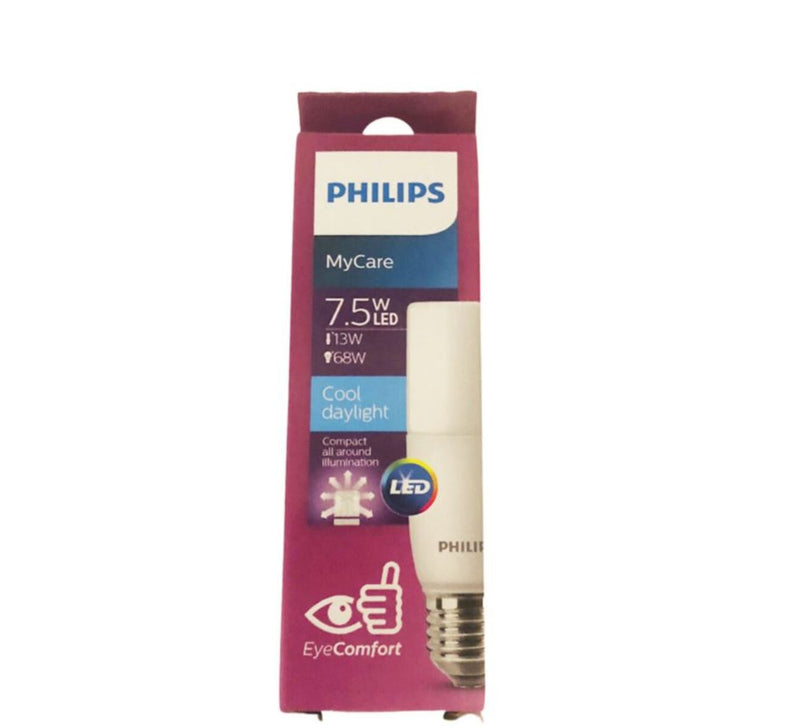 PHILIPS 飛利浦 LED 棒膽 7.5W E27 螺頭 3000K 暖黃光