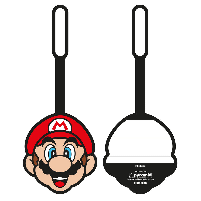 NINTENDO 任天堂 Mario 瑪利歐多功能行李吊牌