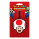 NINTENDO 任天堂 Mario 瑪利歐多功能行李吊牌 Toad 奇諾比奧