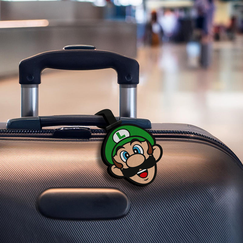NINTENDO 任天堂 Mario 瑪利歐多功能行李吊牌 Luigi 路易治
