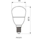 PHILIPS LED Candle 4W E14 3000K P45