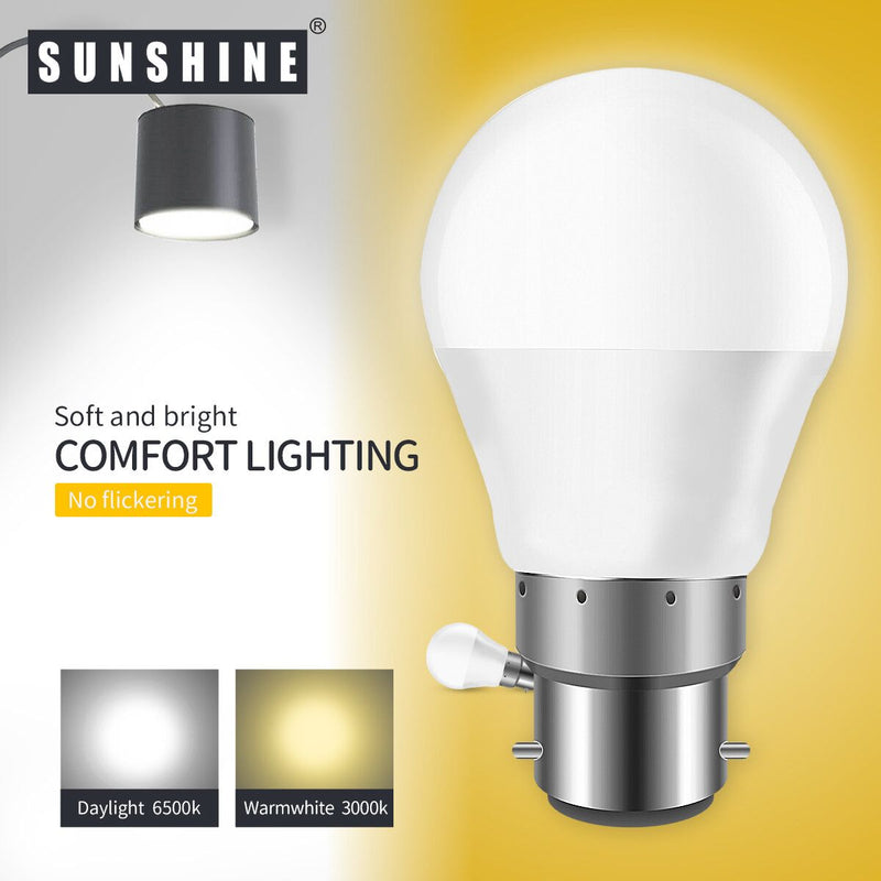 Sunshine LED Bulb A60 12W B22 Daylight 6500K