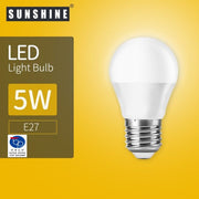 Sunshine LED 燈泡 G45球膽 - 5W E27大螺頭 6500K 白光