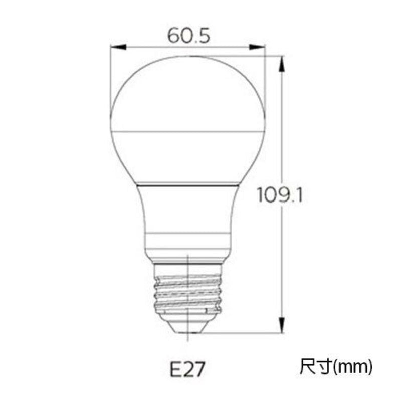 PHILIPS 飛利浦 LED 燈泡 - 球膽 4W 螺頭 E27 6500K 冷日光 (3件裝)
