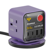 Momax 1-Charge Work Flow PD30W 3-Outlet Power Cube with USB Power Strip
