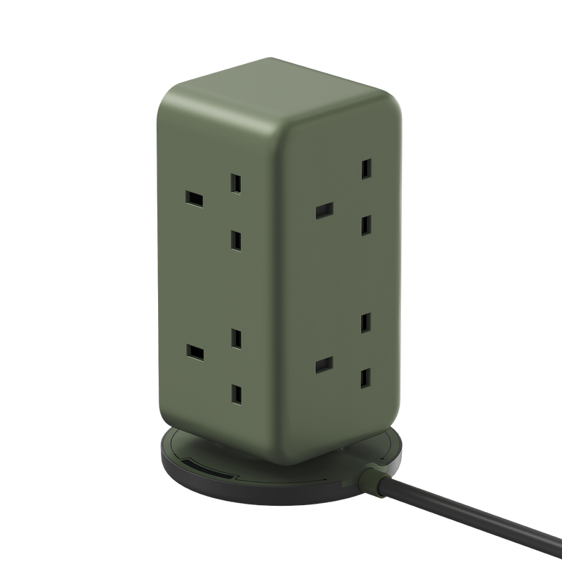 Momax 1-Charge Work Flow PD35W -Outlet Digital Display Power Tower with USB