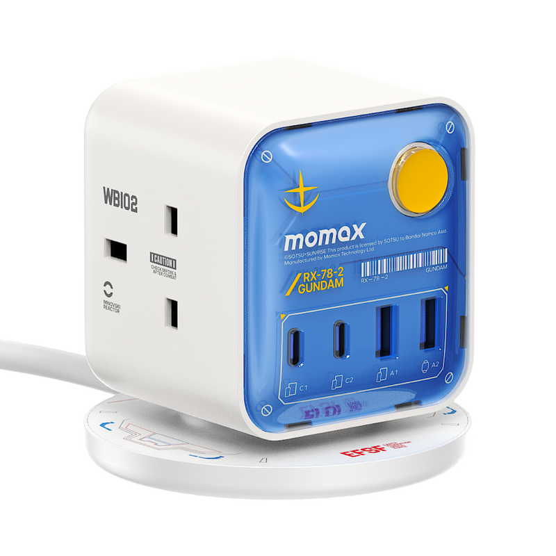 Momax 1-Charge Work Flow PD30W Outlet Power Cube with USB   Power Strip