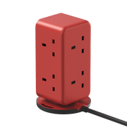 Momax 1-Charge Work Flow PD35W 2A3C 6-Outlet Digital Display Power Tower with USB