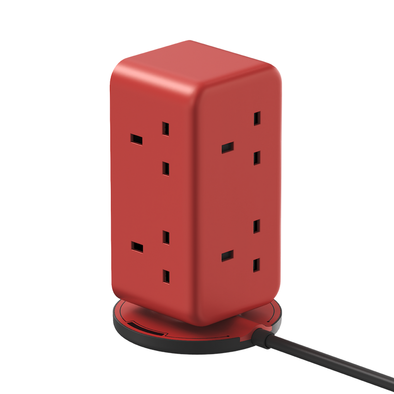 Momax 1-Charge Work Flow PD35W 2A3C 6-Outlet Digital Display Power Tower with USB