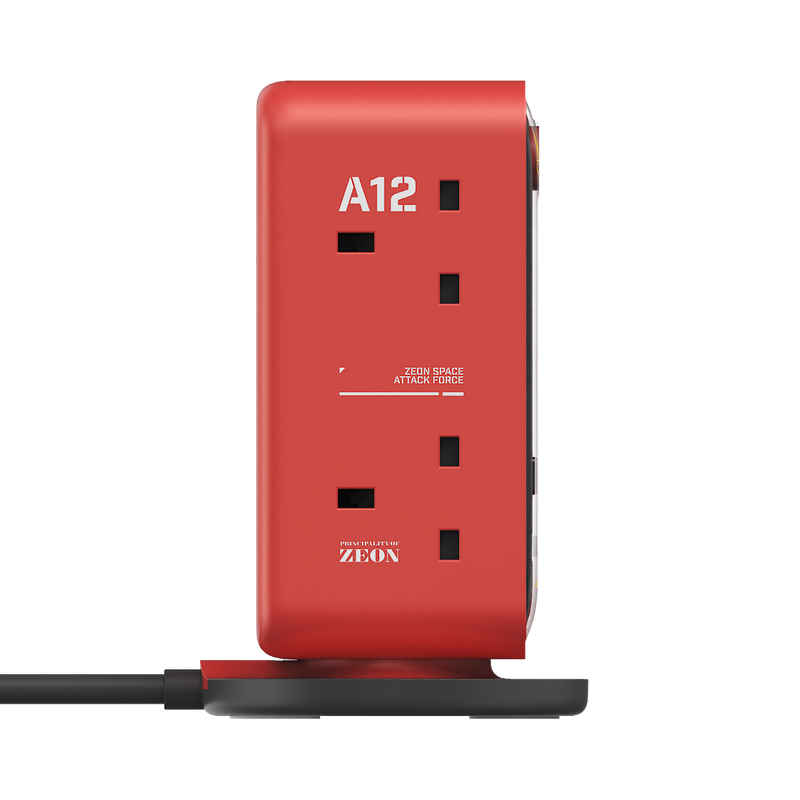 Momax 1-Charge Work Flow PD35W 2A3C 6-Outlet Digital Display Power Tower with USB