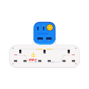 Momax 1-Charge Work Flow 35W 2A2C 3 Socket with USB Power Strip