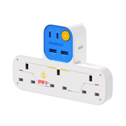 Momax 1-Charge Work Flow 35W 2A2C 3 Socket with USB Power Strip