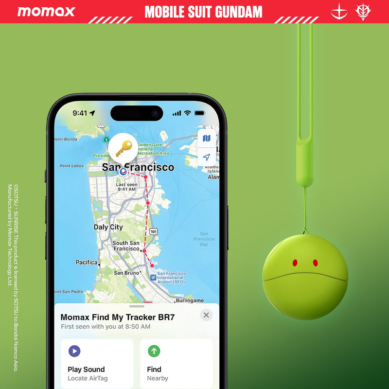 Momax PinPop Find My 全球定位器