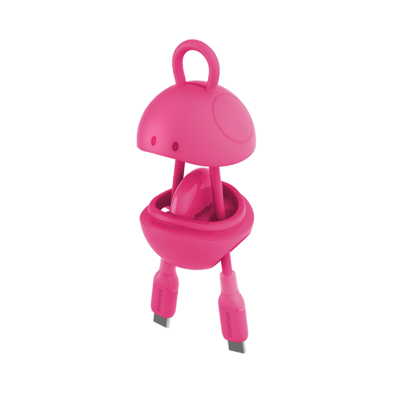 Momax Pinpop Haro Find My 全球定位器 With 1-Link Flow 0.2m USB-C充電線