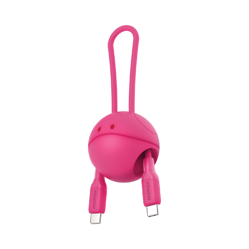 Momax Pinpop Haro Find My 全球定位器 With 1-Link Flow 0.2m USB-C充電線