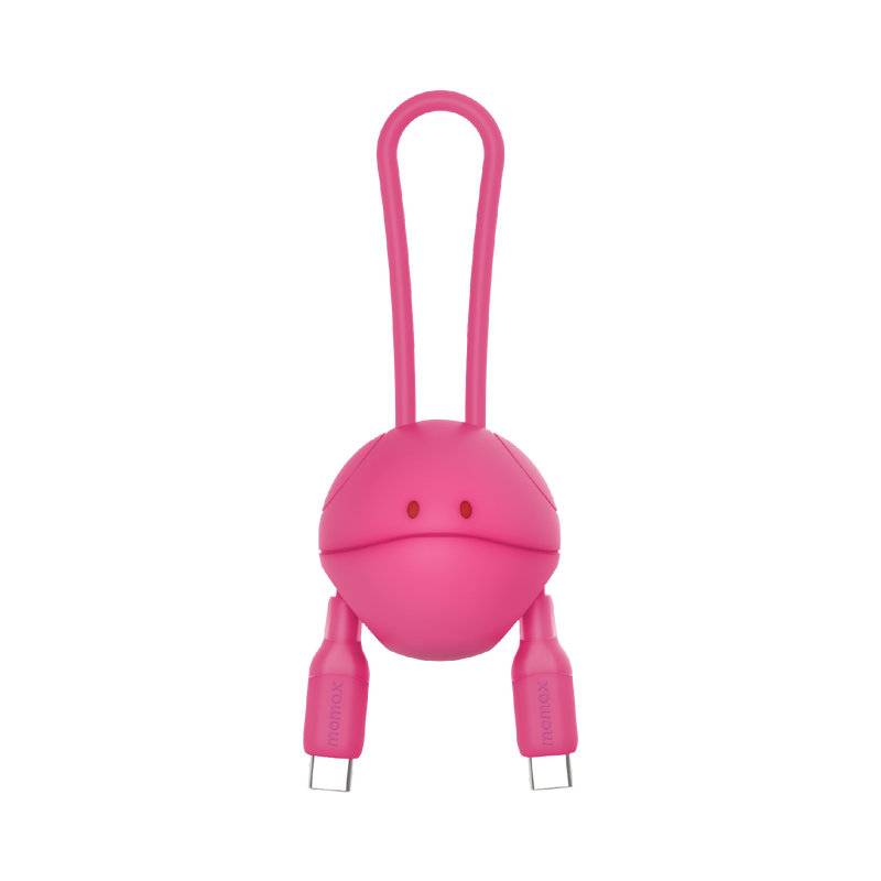 Momax Pinpop Haro Find My 全球定位器 With 1-Link Flow 0.2m USB-C充電線
