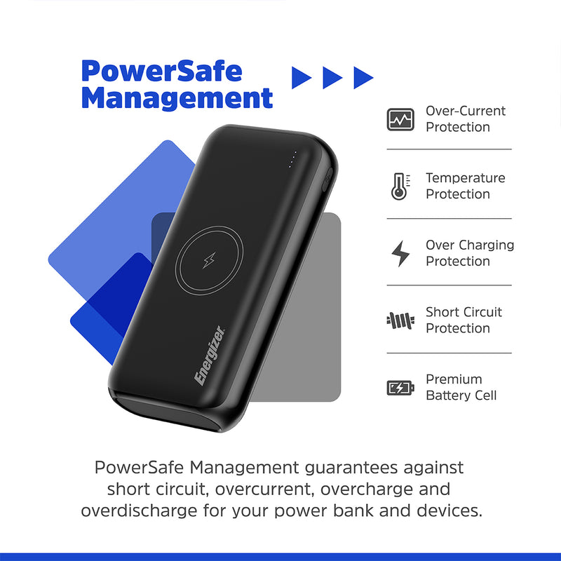 ENERGIZER QE20009PQ 20000mAh 無線 移動電源