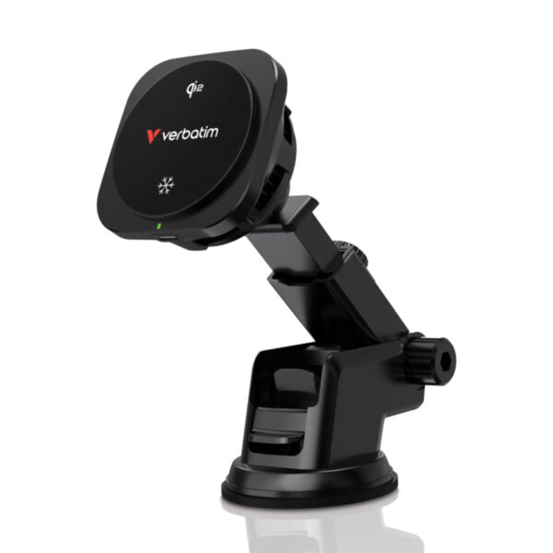 VERBATIM Charge 'n' Drive Qi2 磁吸無線車用充電器 (CND-02) #31861