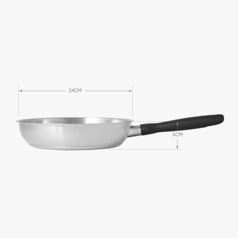 Meyer 24Cm Stainless Steel Frypan