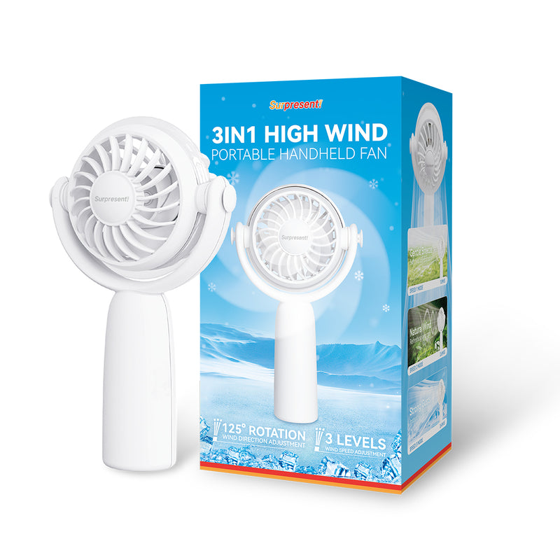 Surpresent YL30 Neck-hanging Vertical Handheld Multi-purpose Flip Portable Fan