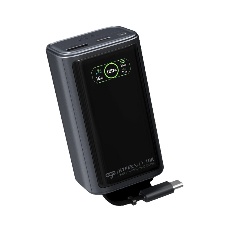 ego HA10 10000mAh 45W 內置線行動電源