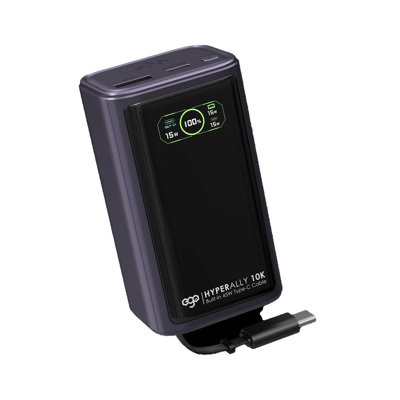 ego HA10 10000mAh 45W 內置線行動電源
