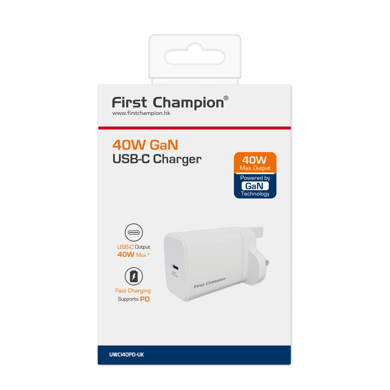 First Champion 40W GaN Charger