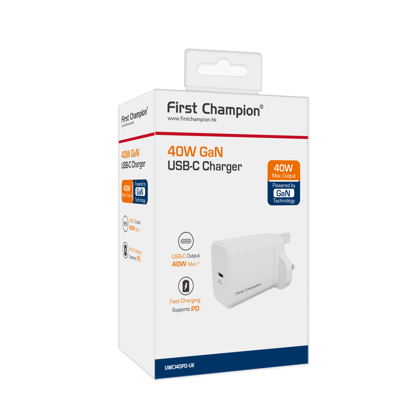 First Champion 40W GaN Charger