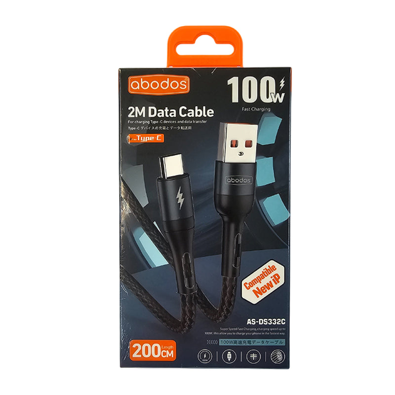 OTHERS AS-DS332C 100W USB-A to USB-C Fast Charging Data Cable (Length: 2M)
