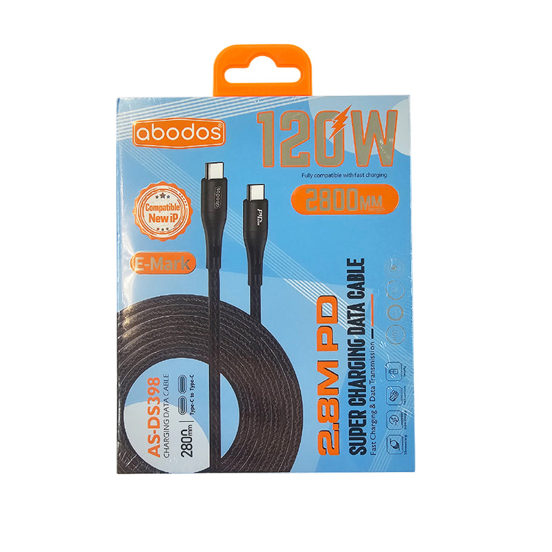 OTHERS AS-DS398 120W USB-C to USB-C Super Charging Data Cable (Length: 2.8M)