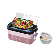 GRANDAZ GrandaZ s.s. 2 Layer Lunch Box with  Mobile Phone Stand