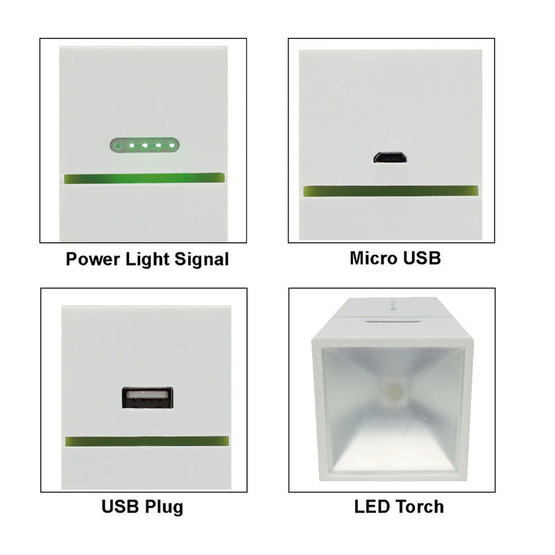 MAX LED 手電筒移動電源（10,000mAh）
