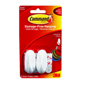 Command Small Designer Hooks, Holds 1 lb (17082HK)