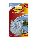 Command Medium Clear Hooks (17091CLR)