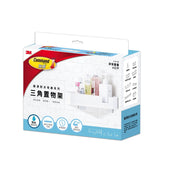 無痕 浴室極淨防水收納 - 三角置物架 (17715)