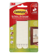Command Large White Picture Hanging Strips, Holds 7.2kg (17206)