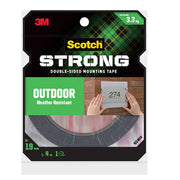 SCOTCH Outdoor Strong Double-sided Mounting Tape 19mm x 4M (411-M19)