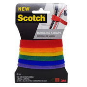 SCOTCH Brite - Multi-Color Bundling Straps - 6 count - 1/2