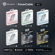 SAVEWO USB-C Magnetic PowerCable 2M