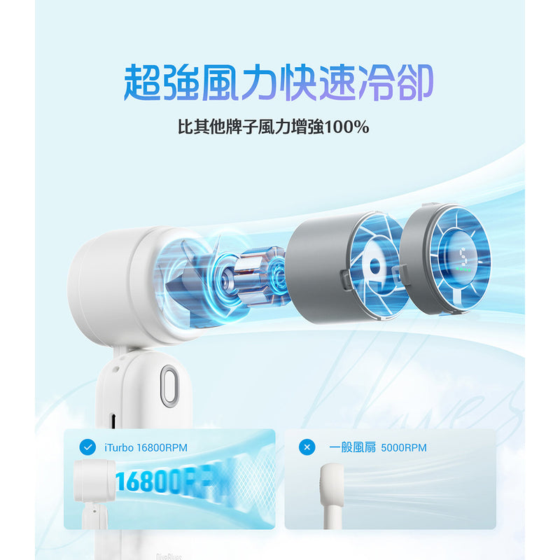 Diveblues iTurbo Foldable handheld Fan