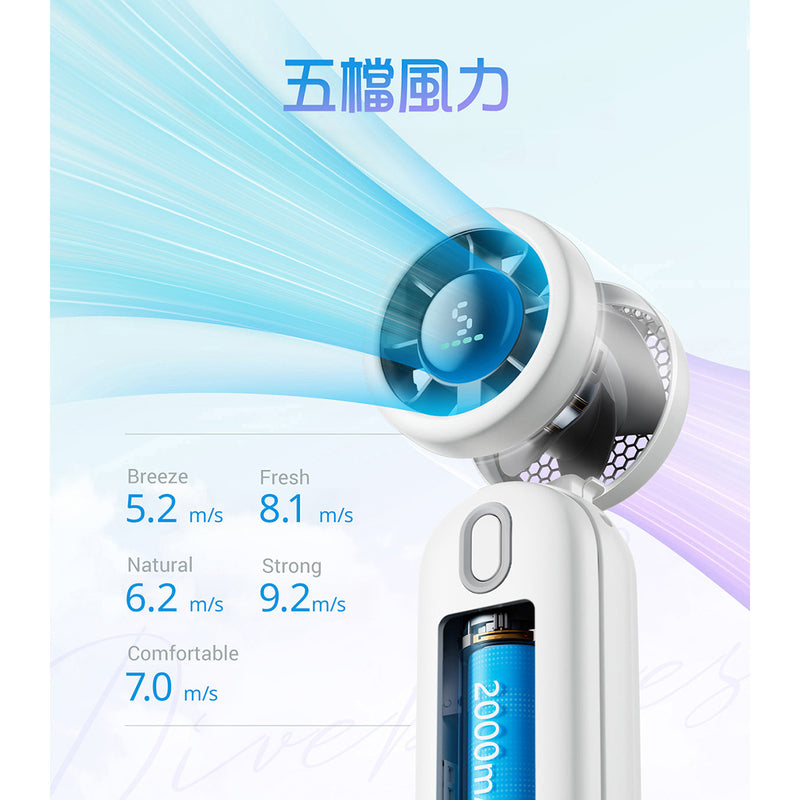 Diveblues iTurbo Foldable handheld Fan